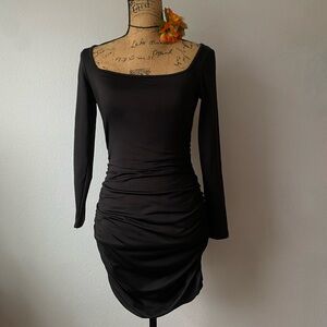 Black Bodycon Mini Dress